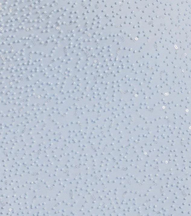 Lena Strapless Bodycon Beaded Mesh Mini Dress