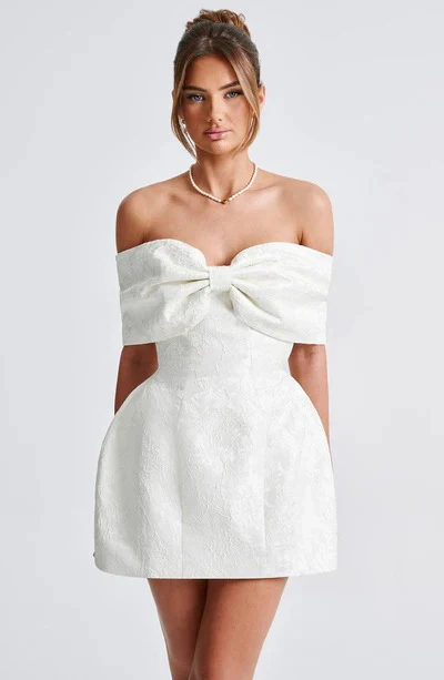 Raquel Mini Dress - Ivory