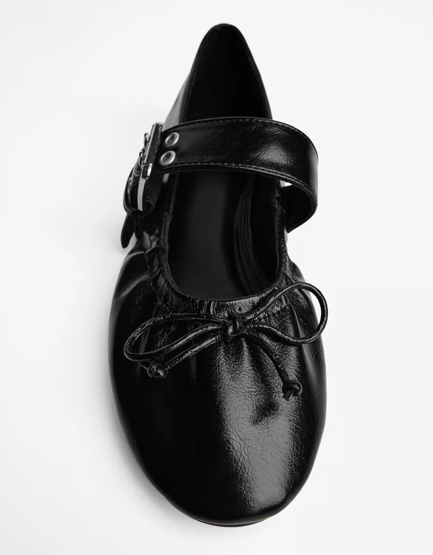 Buckled ballerinas