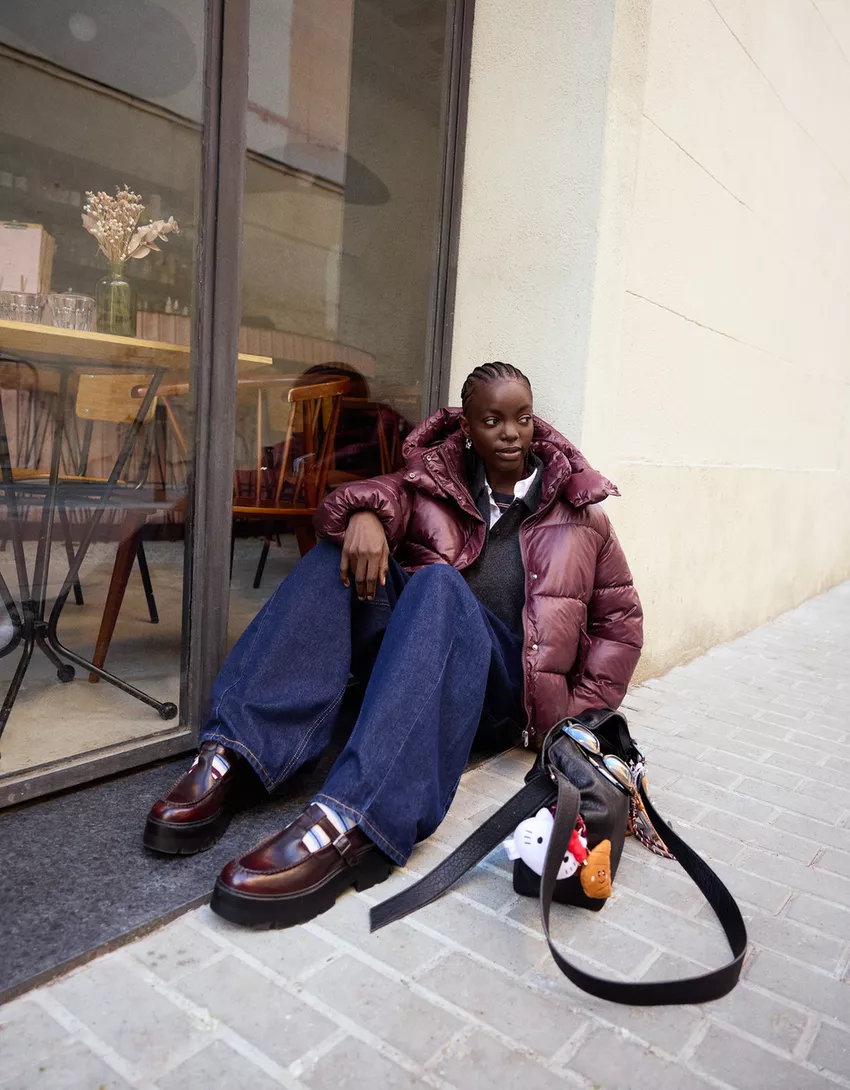 Water-repellent & thermal insulation puffer jacket