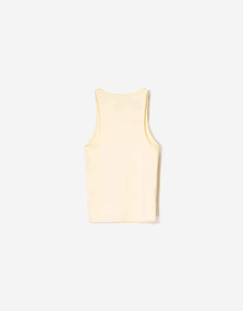 Ribbed tank top