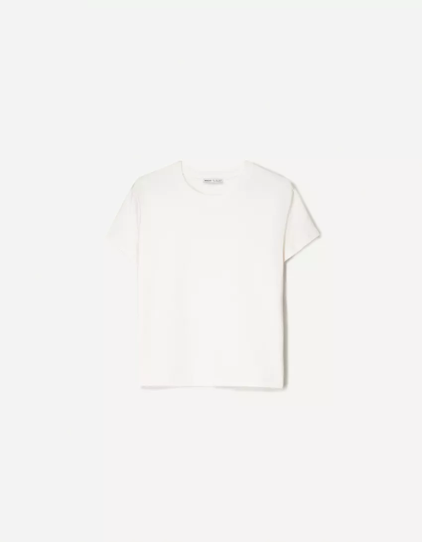 Short sleeve heavy cotton T-shirt