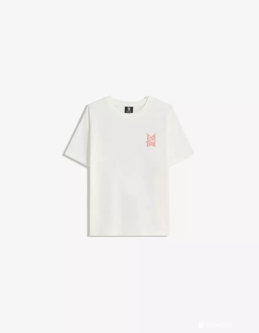 TinyTAN print short sleeve T-shirt