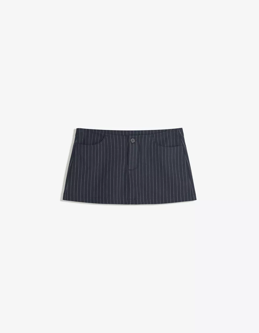 Tailored mini skirt