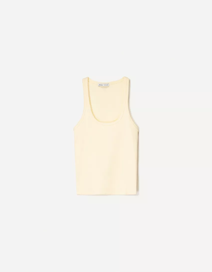 Ribbed tank top