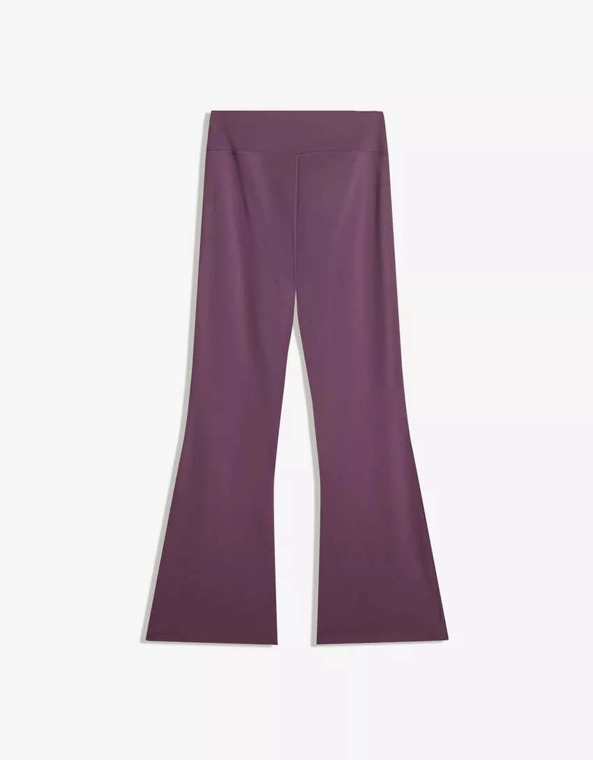 Technical flared pants