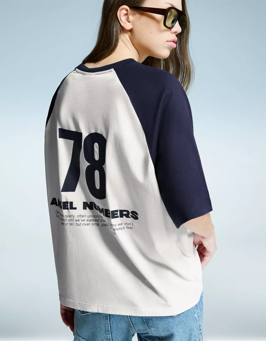 Short sleeve T-shirt with print