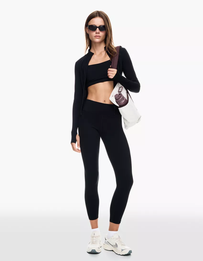 Quick dry & breathable zip-up sweatshirt