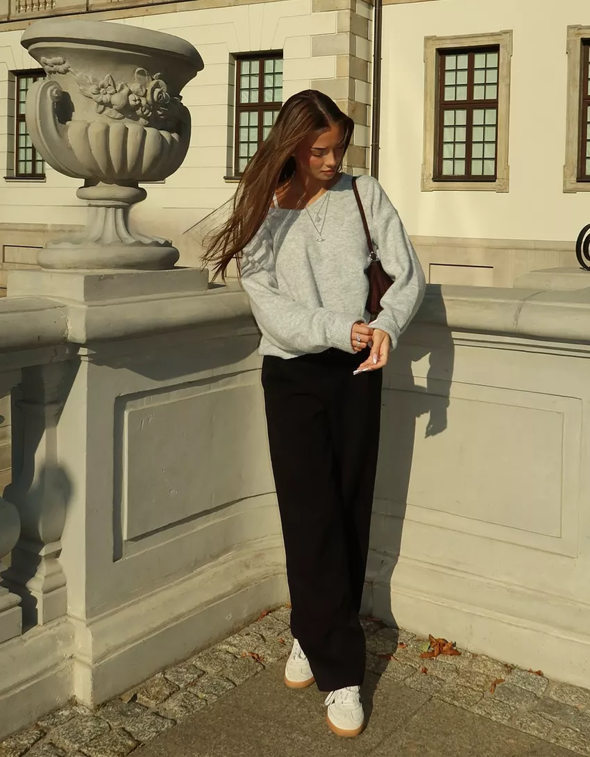 Soft touch V-neck sweater