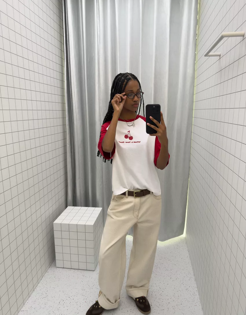 Short sleeve T-shirt with print