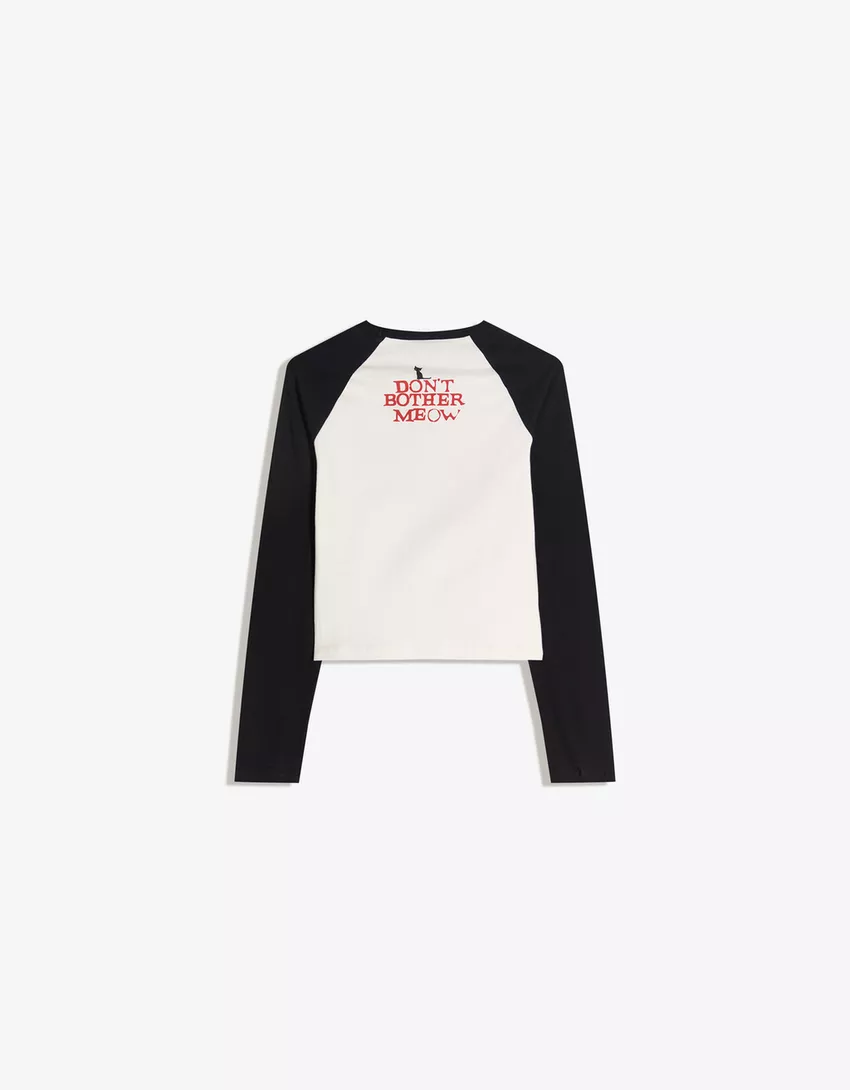 Emily the Strange print long sleeve T-shirt