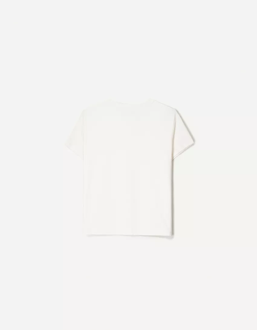 Short sleeve heavy cotton T-shirt