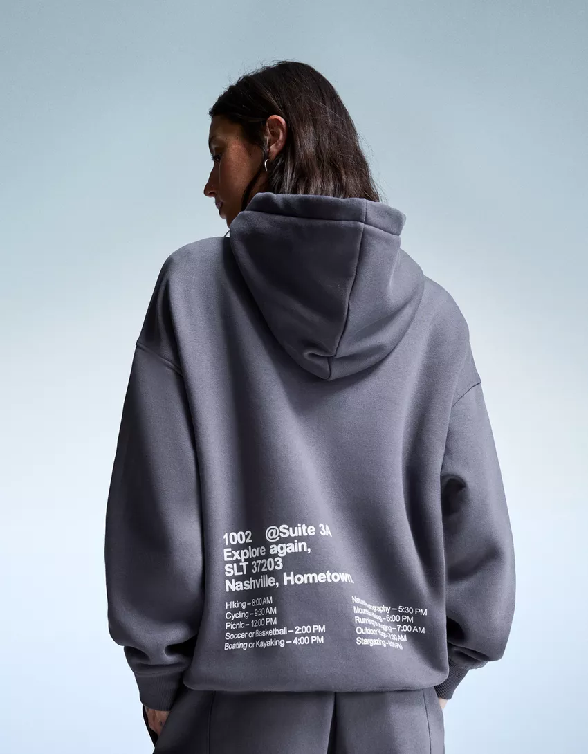 Printed hoodie
