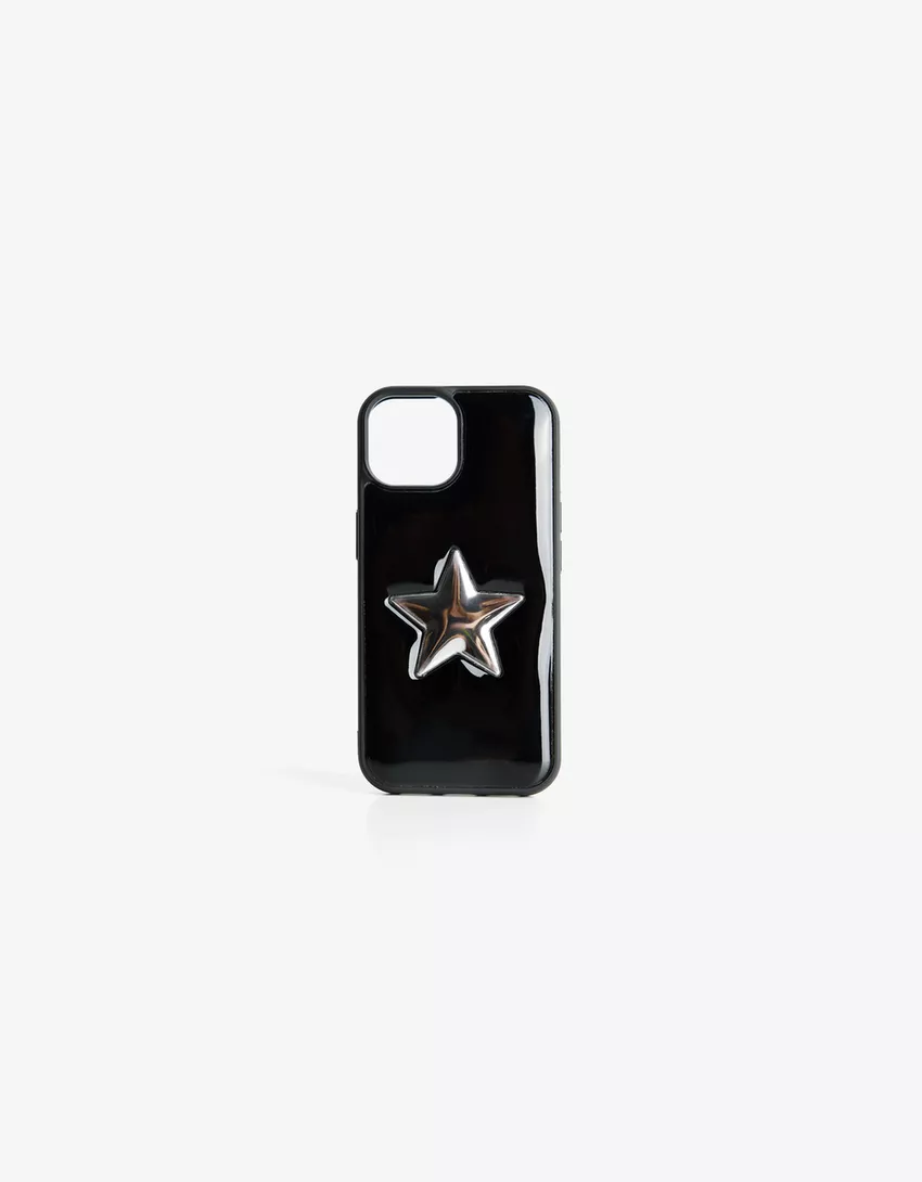 Quilted star mobile phone case