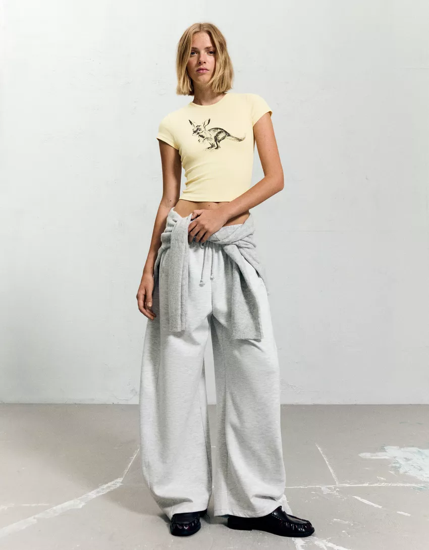 Short sleeve T-shirt with print