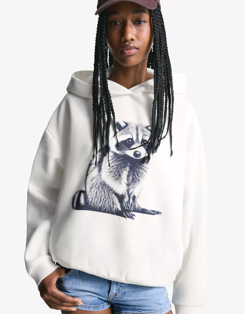 Printed hoodie