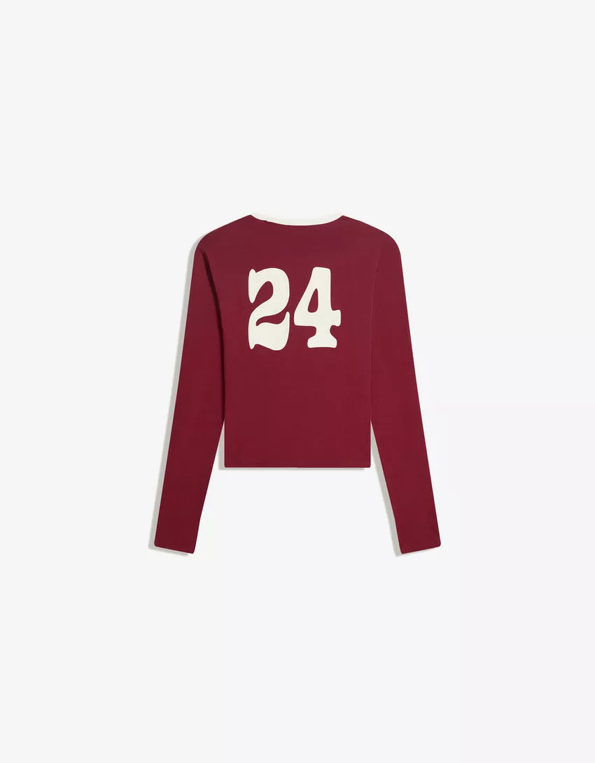 Long sleeve T-shirt with print