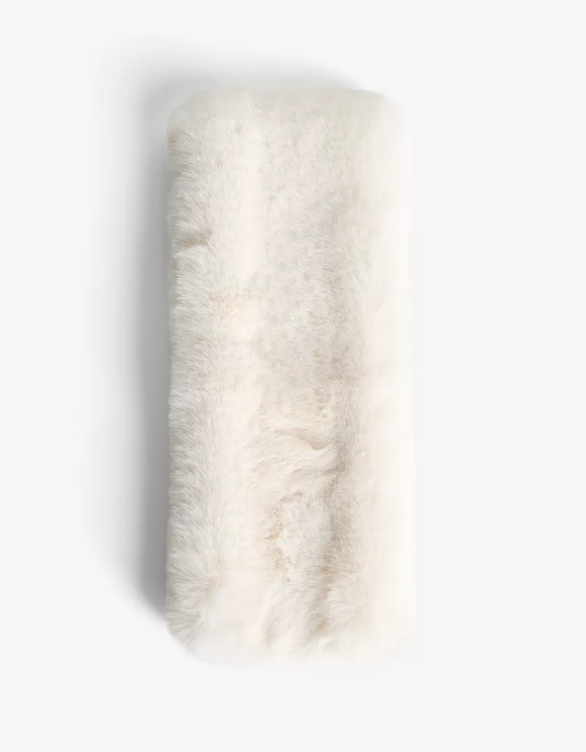 Faux fur hair band