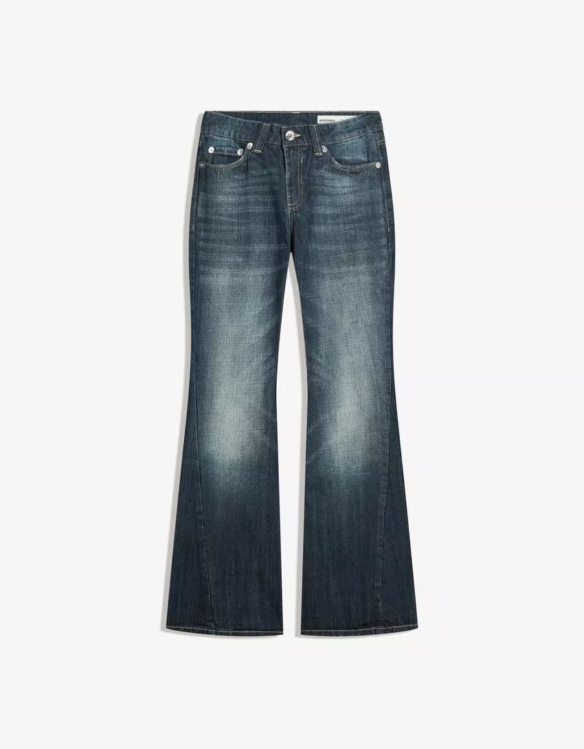 Flared baggy jeans