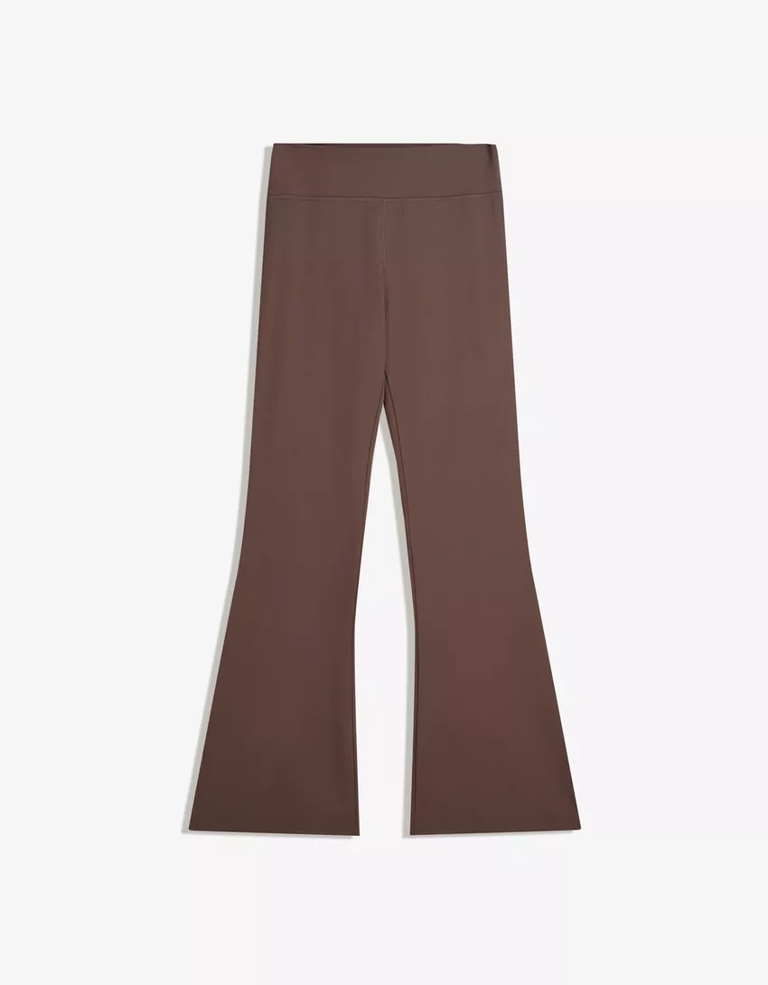 Technical flared pants