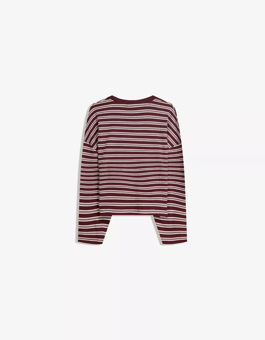 Long sleeve T-shirt with print