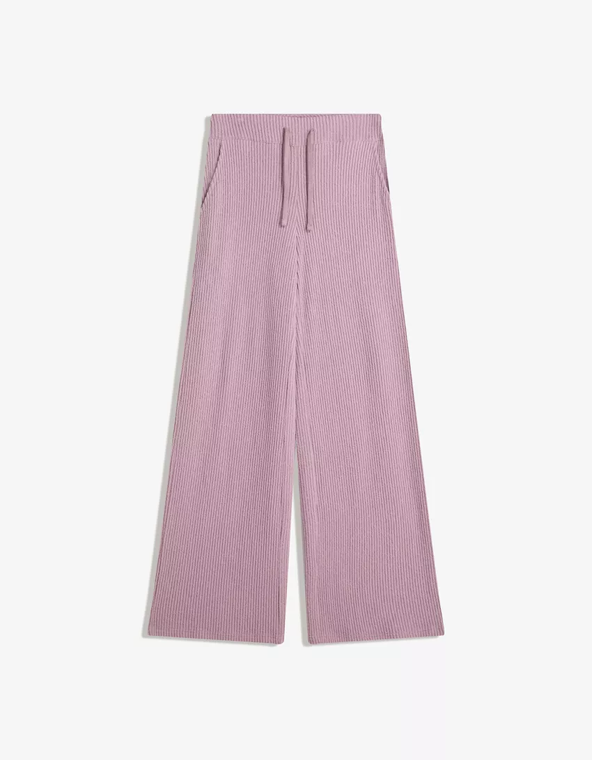 Soft wide-leg pants
