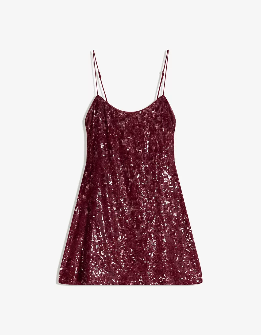 Strappy sequined dress