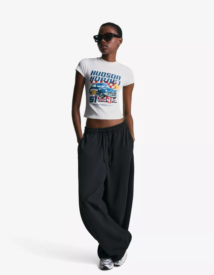 Short sleeve Cars print T-shirt