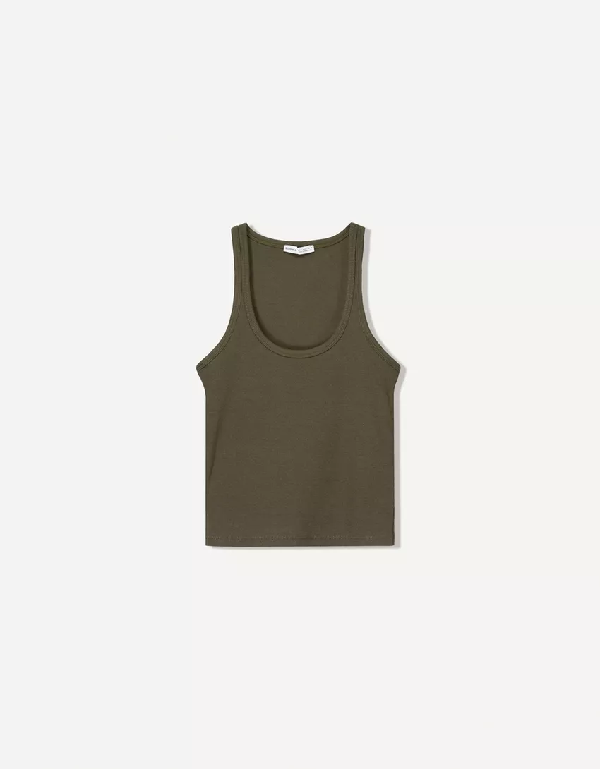 Ribbed tank top