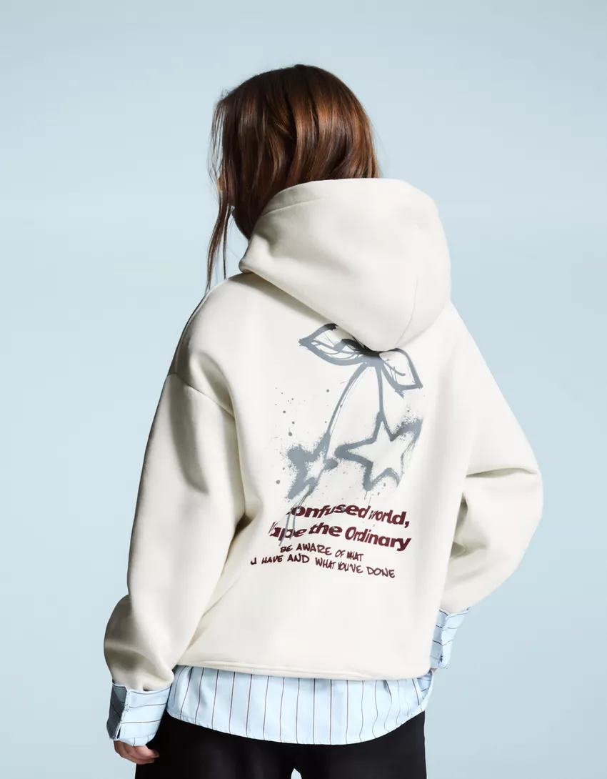 Printed hoodie