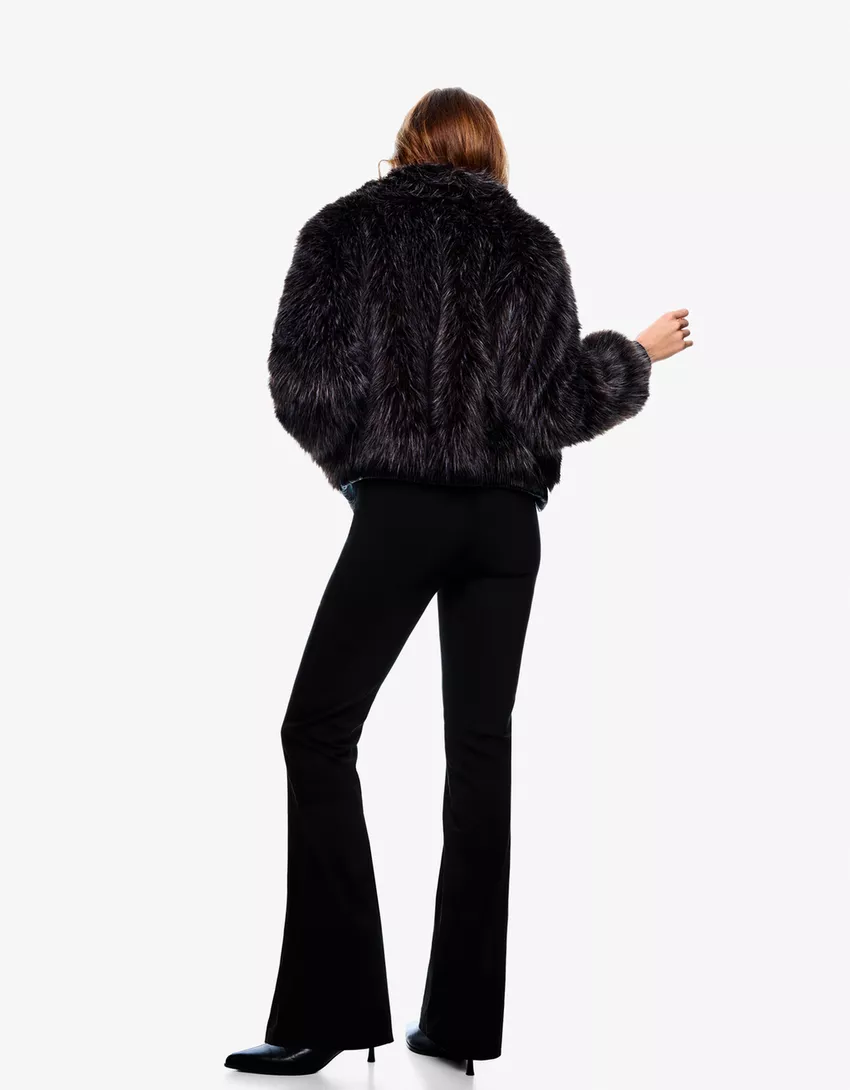 Bengaline pants with zipper