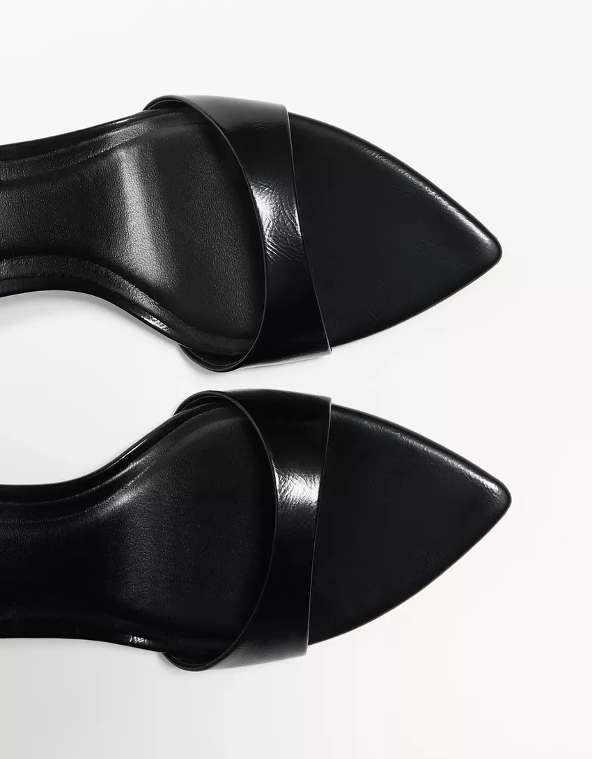 High-heel sandals with ankle strap