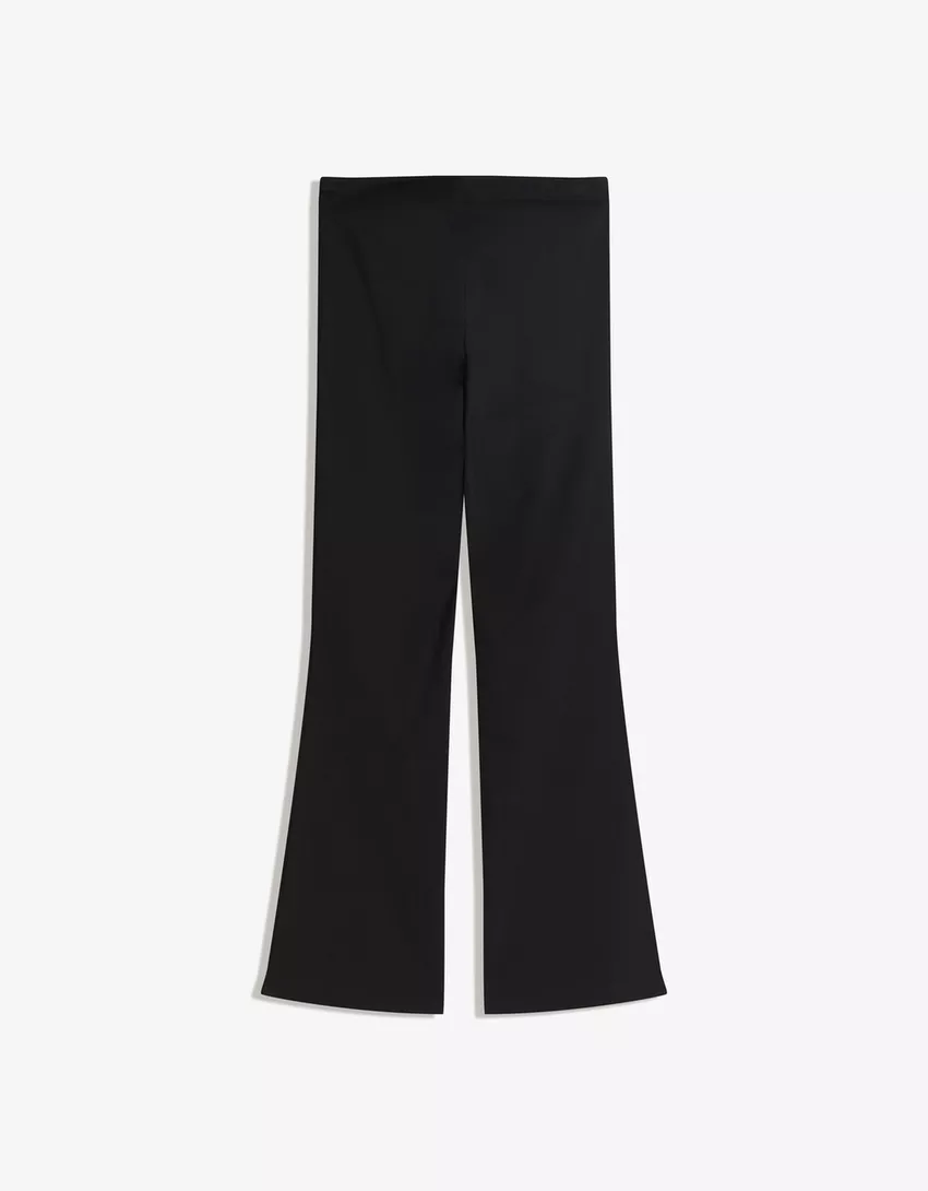 Bengaline pants with zipper