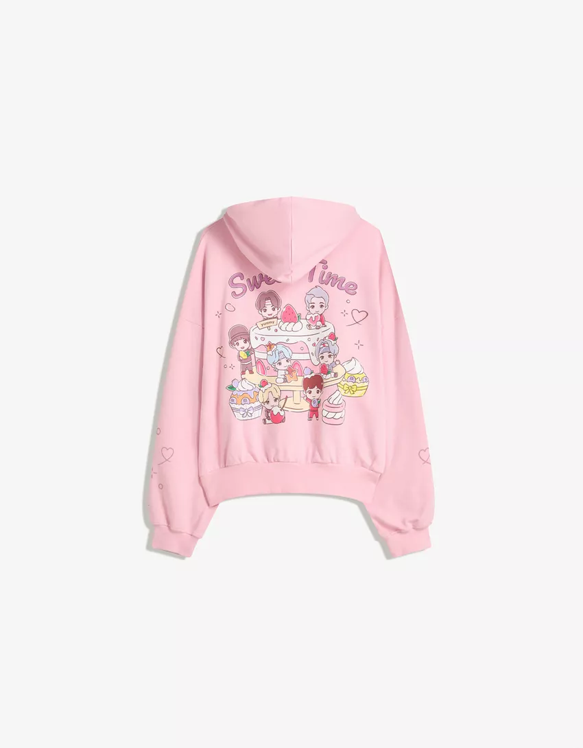 TinyTAN print sweatshirt