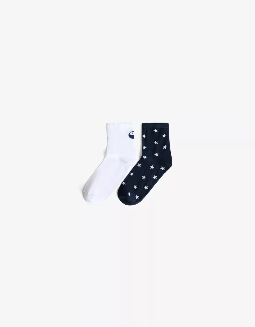 Pack of 2 pairs of printed socks