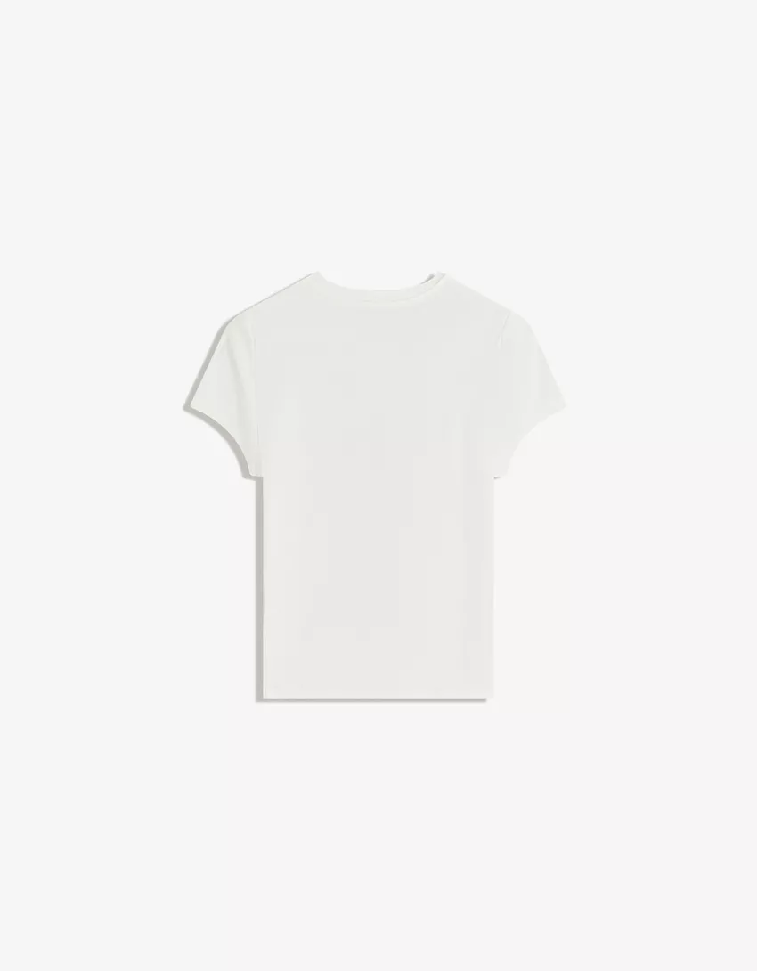 Short sleeve studded T-shirt