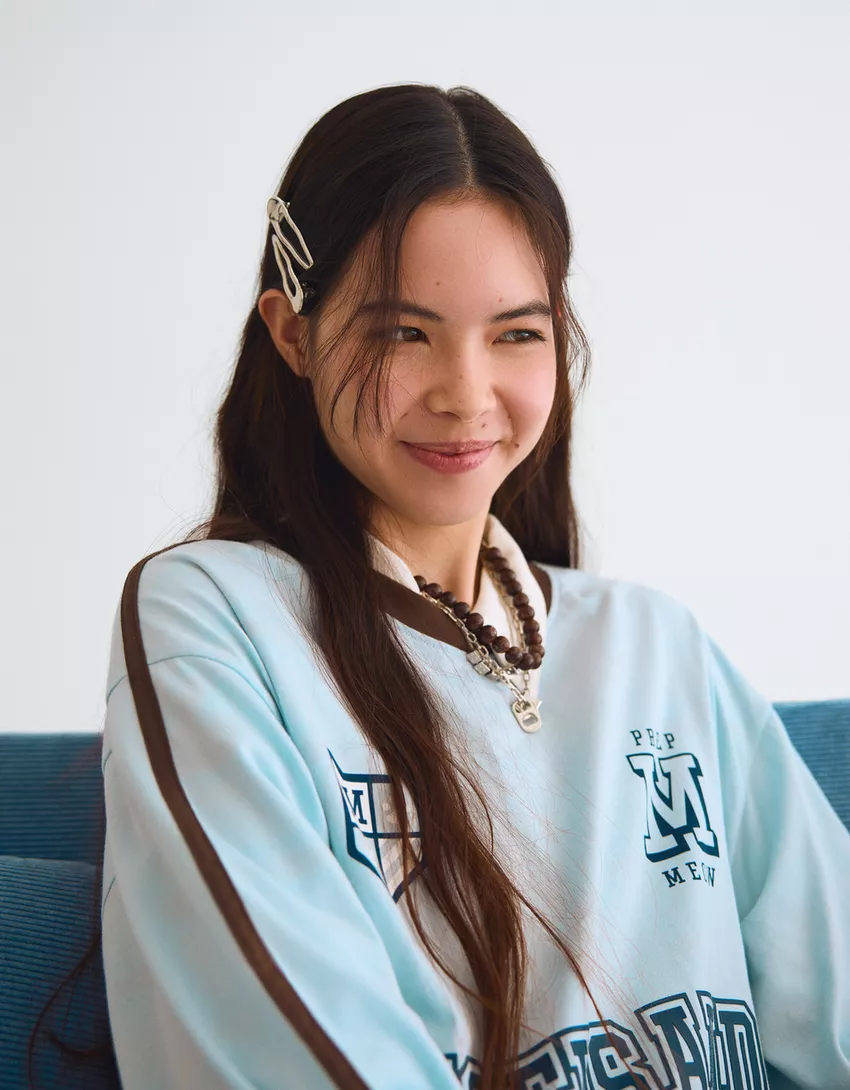 Mofusand print long sleeve T-shirt