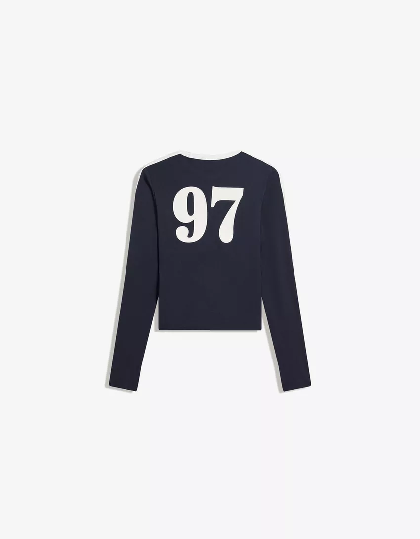 Long sleeve T-shirt with print