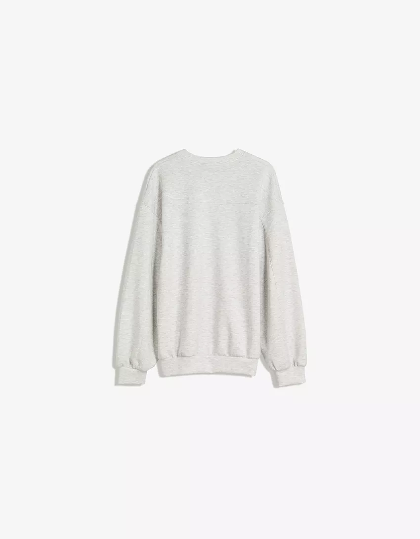 Soft oversize modal sweatshirt