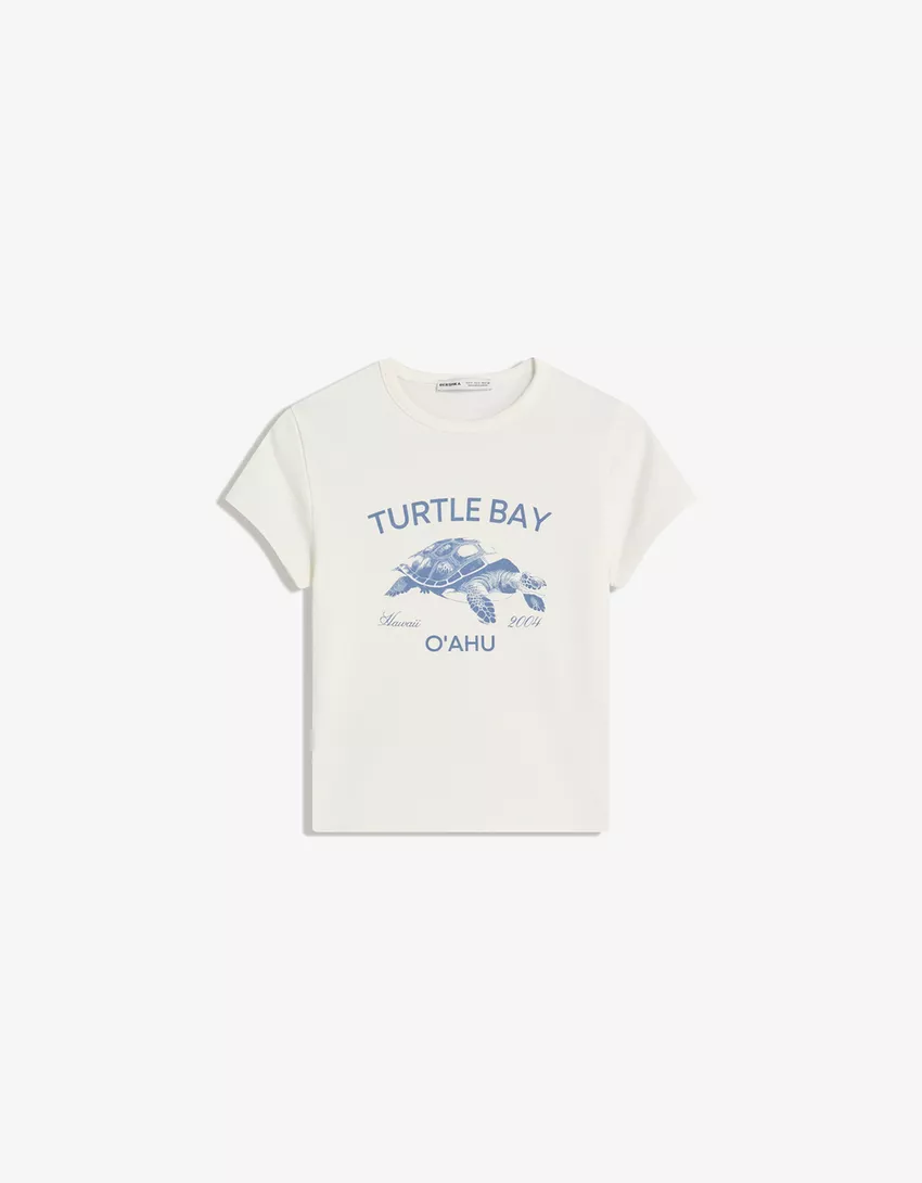 Short sleeve T-shirt with print