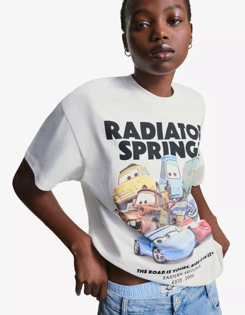 Short sleeve Cars print T-shirt
