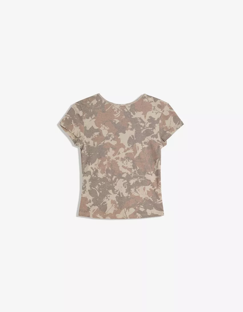 Short sleeve T-shirt with print