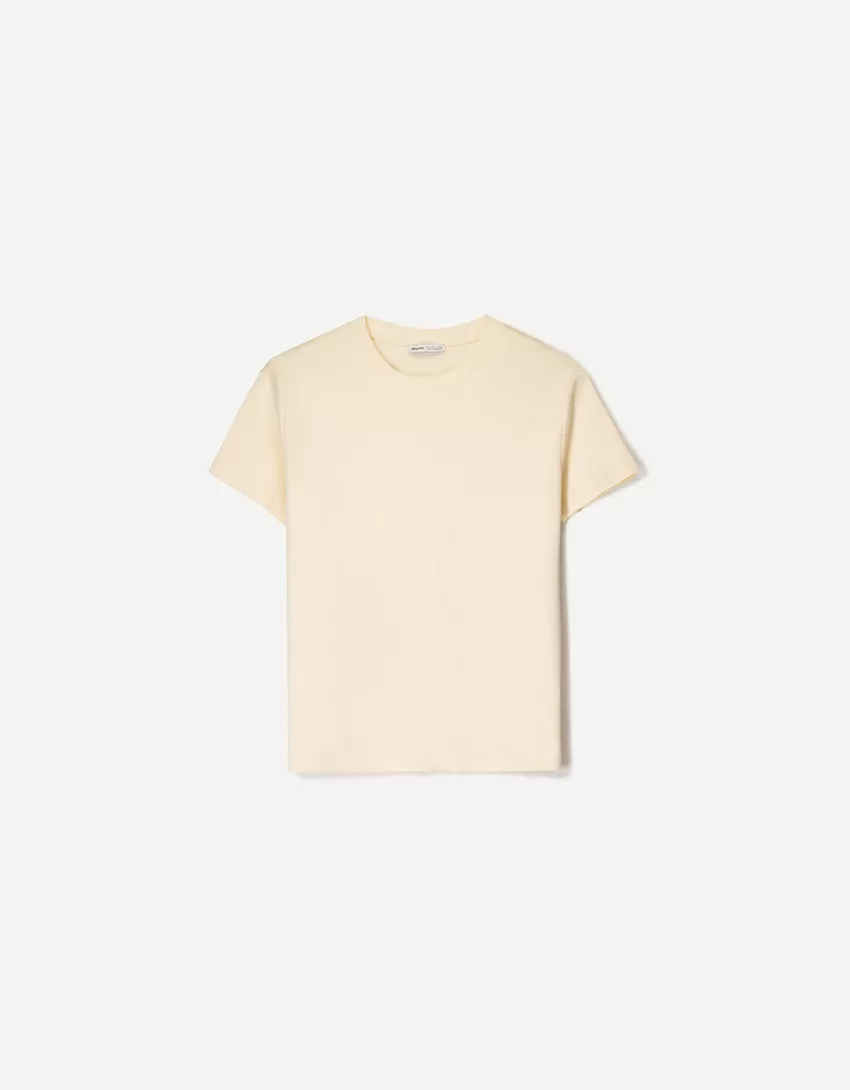 Short sleeve heavy cotton T-shirt