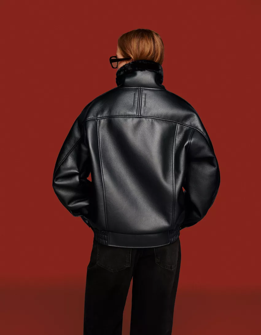 Oversize double-sided jacket