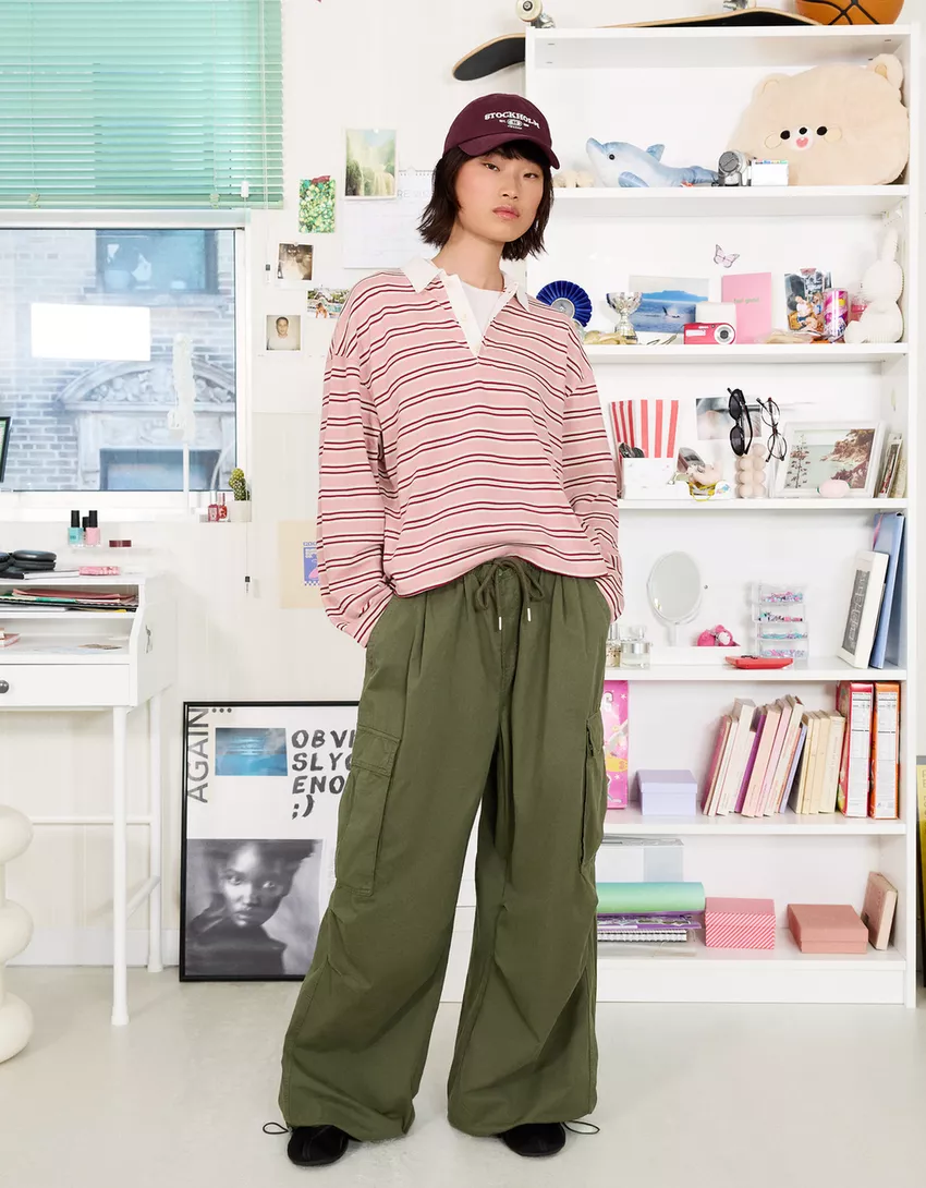 Cargo parachute pants