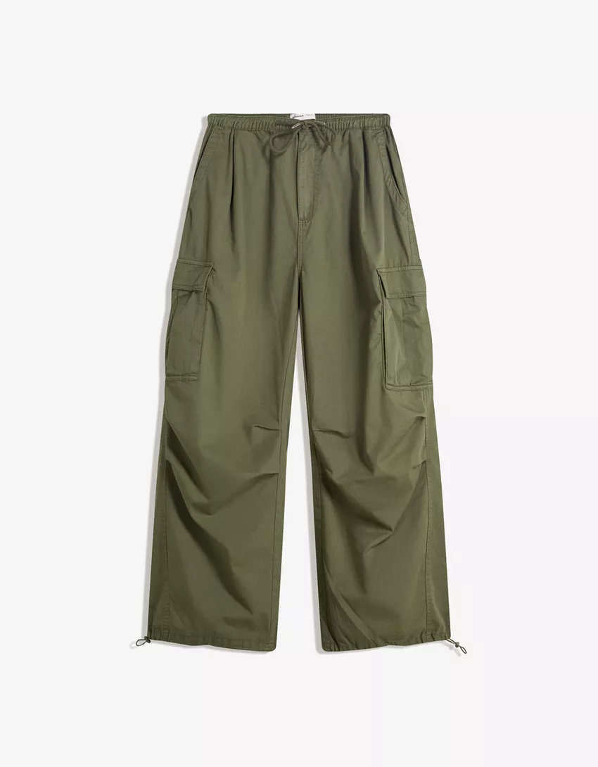 Cargo parachute pants