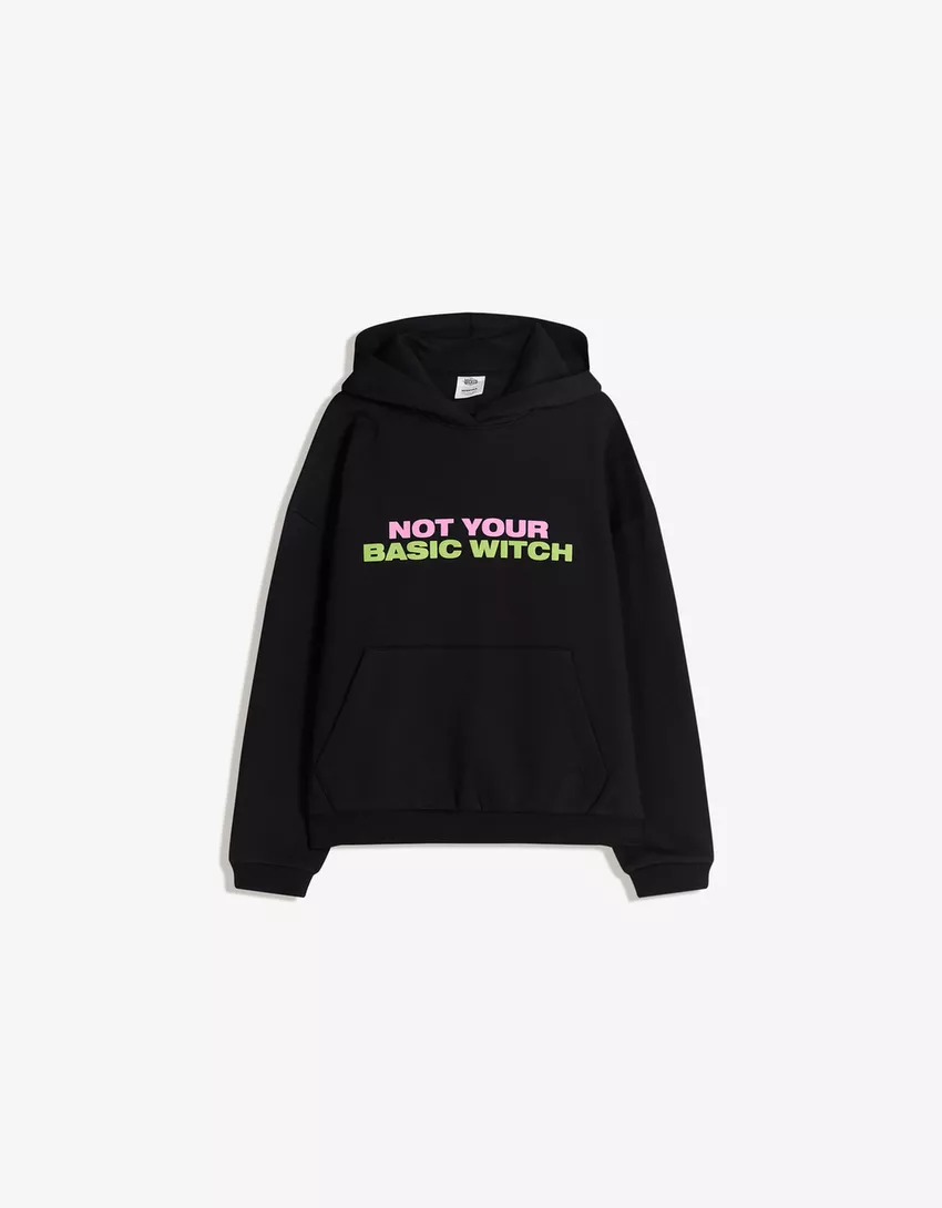Wicked printed hood sweatshirt