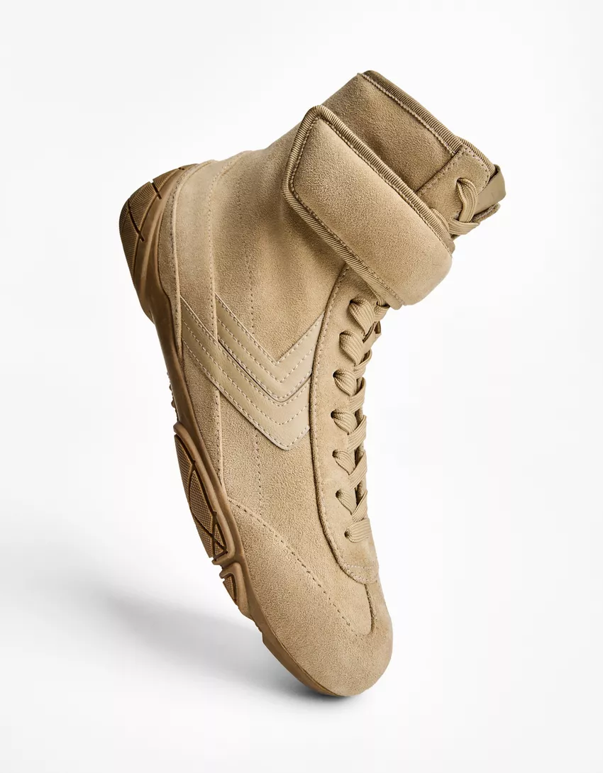 Boxing high-top sneakers