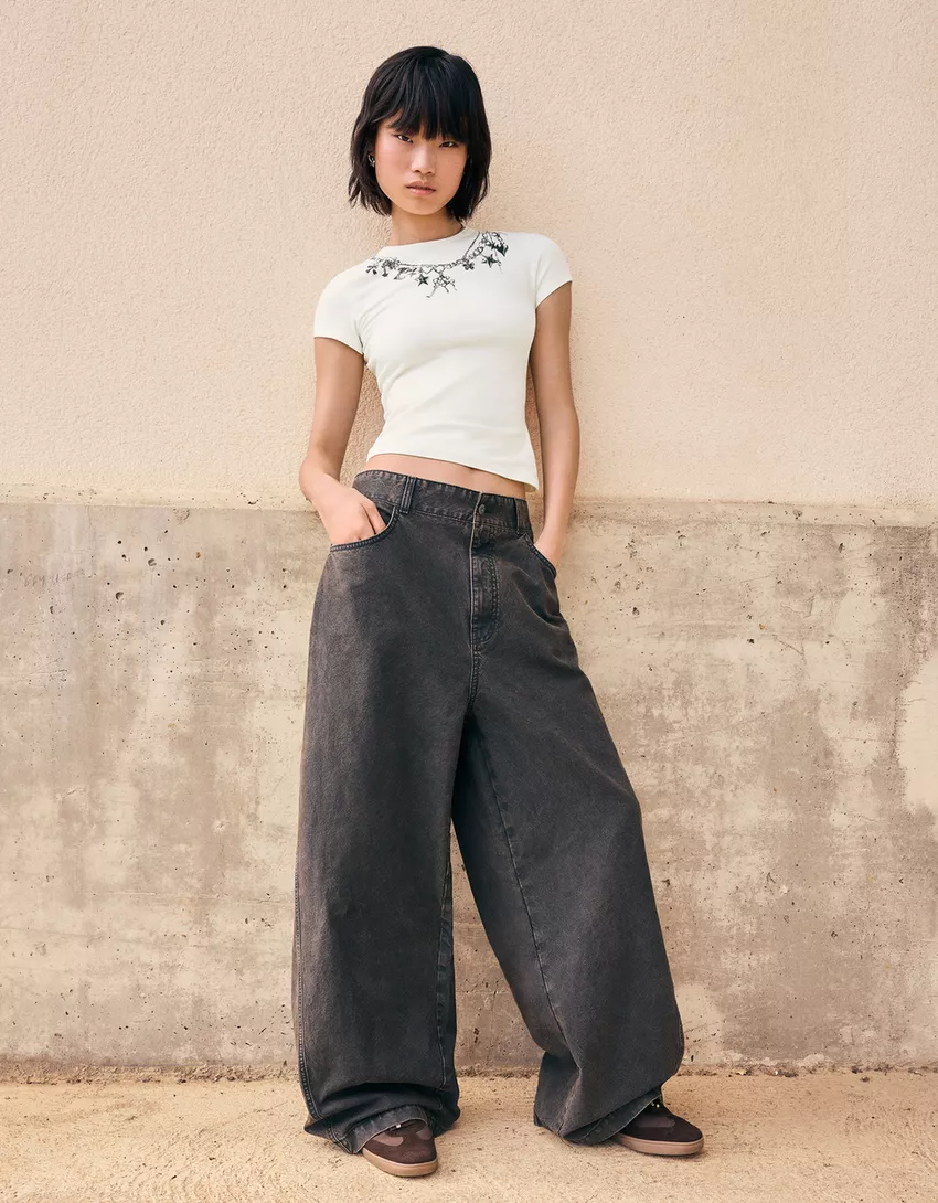 Short sleeve print T-shirt