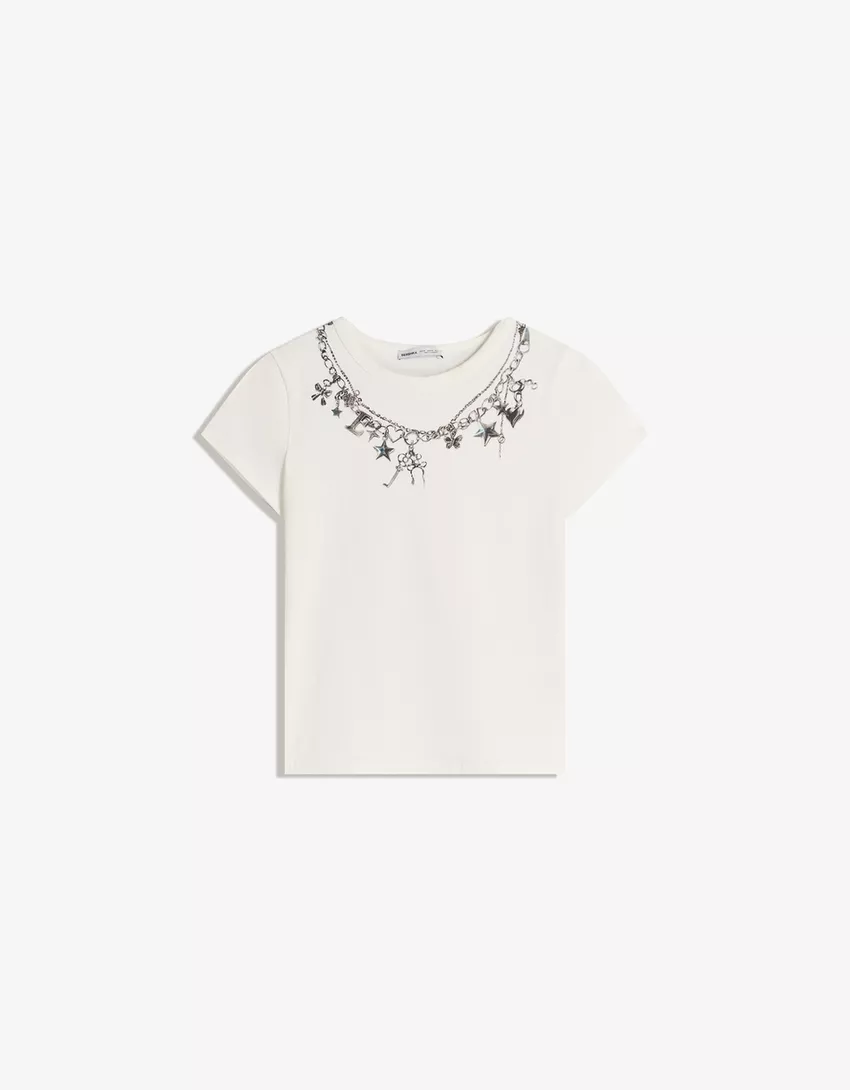 Short sleeve print T-shirt